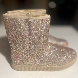 Girls Glitter Boots